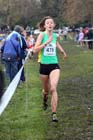 Jessica Judd finishing 3rd in under-20s womens,  2012 McCain Liverpool Cross Challenge.